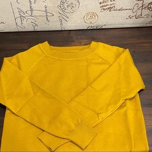 Yellow sweater medium